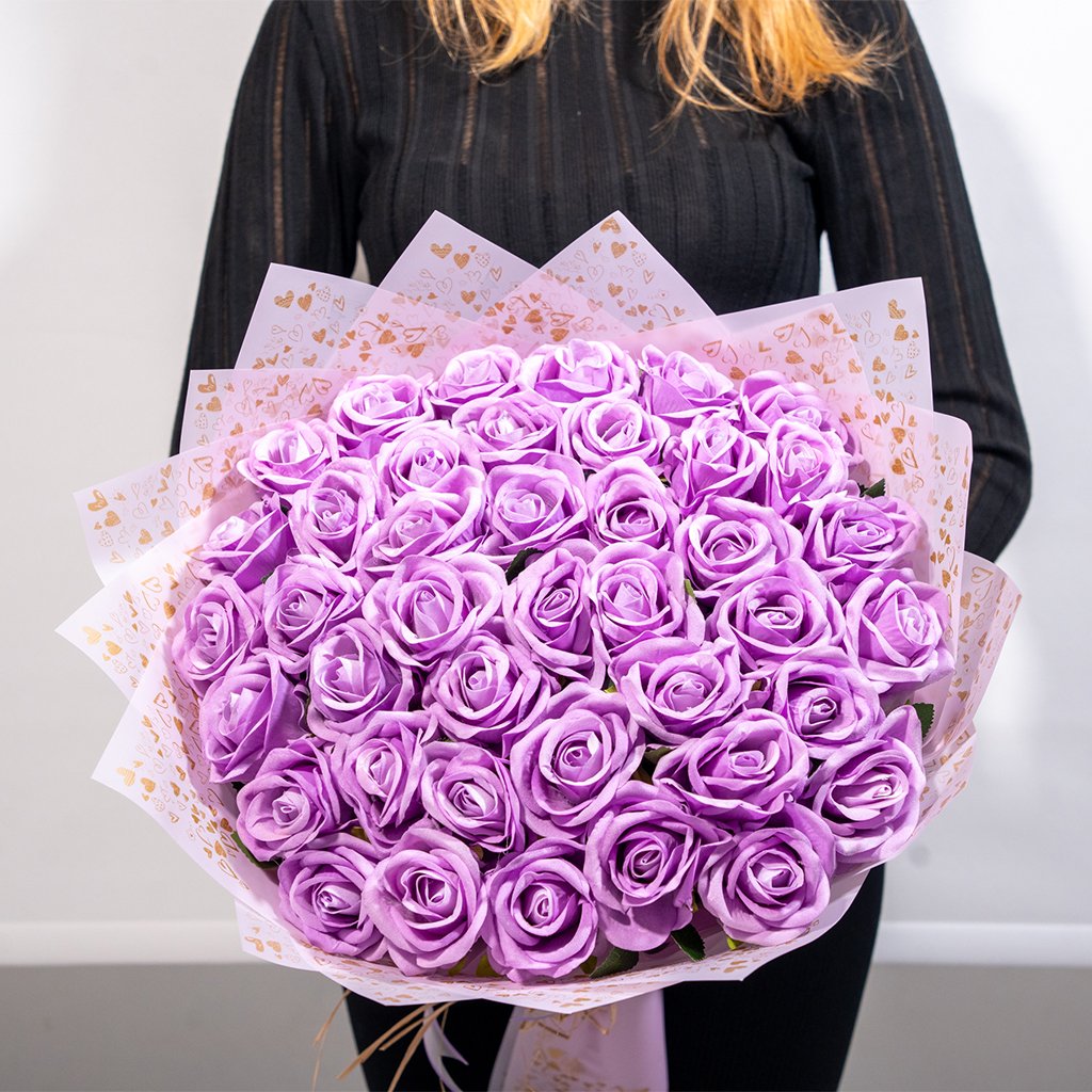 41'li Lila Gül Buketi